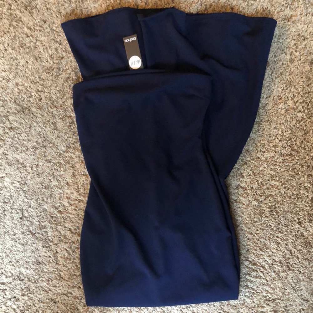 Navy Fishtail dress